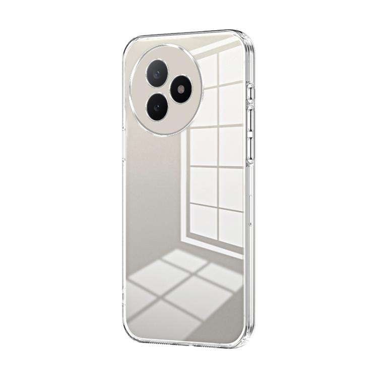 For Redmi K80 Ultra Transparent Plating Fine Hole Phone Case(Transparent)