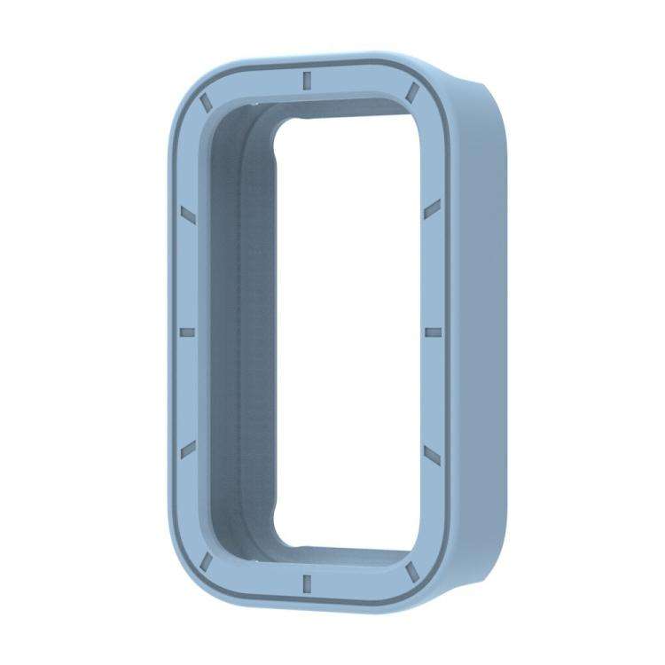 For Xiaomi Smart Band 9 Pro Active / Redmi Band 3 Half Coverage Hollow TPU Watch ... (Light Blue)