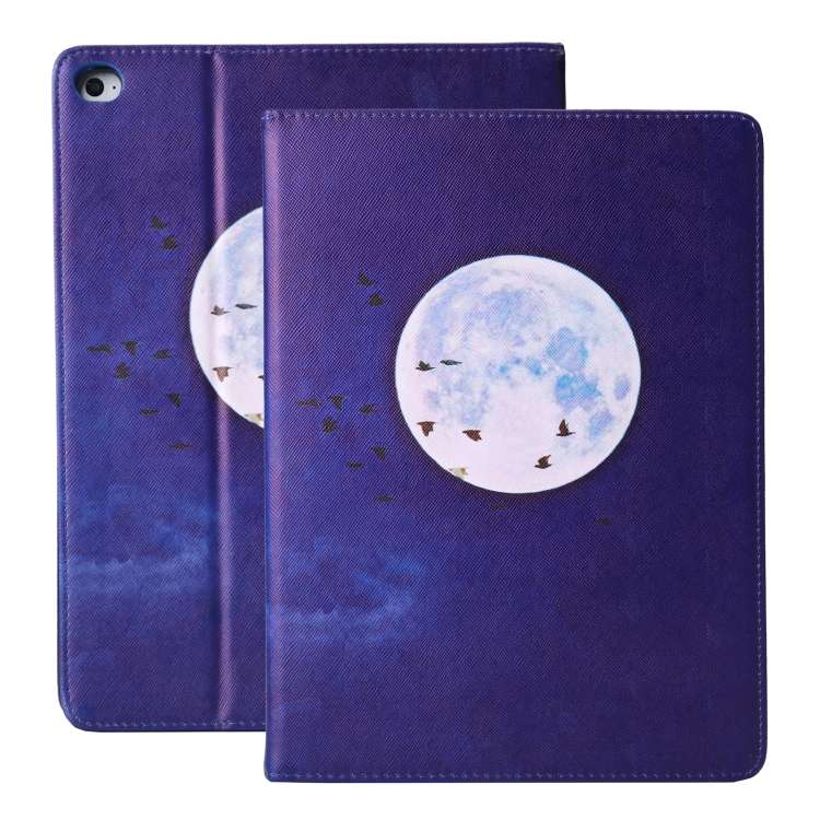 For iPad Pro 11 (2018) Cross Texture Horizontal Flip PU Leather Case with H ... (Night Wild Goose)