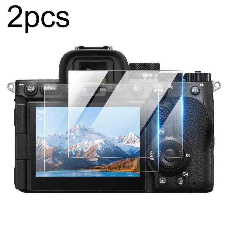 For Sony Alpha 7 V / ILCE-7M5 2pcs HD Anti-Scratch Anti-Fingerprint Tempered Gla ... (Transparent)