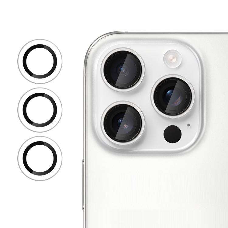 For iPhone 15 Pro / 15 Pro Max Kalebol No Flicker Ultra-Thin Individual Camera L ... (Transparent)