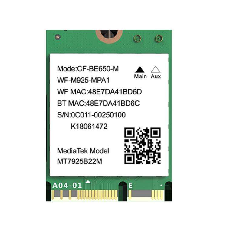 COMFAST CF-BE650-M 6500Mbps WiFi7 Tri-Band M.2 Interface Laptop Wireless Network Card WiFi Module