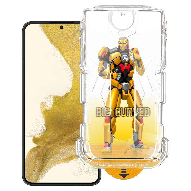 For Samsung Galaxy S22 5G Easy Install Armor HD Tempered Glass Film