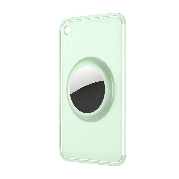 For AirTag 2nd Gen / 1st Gen XDcase Ultra-Thin Wallet Card Design TPU Prot ... (Transparent Green)