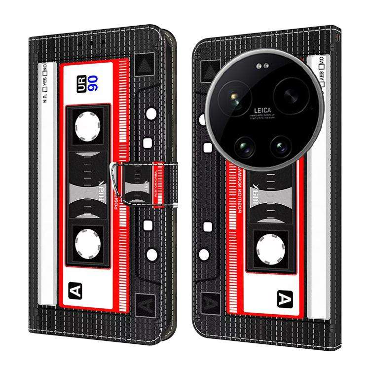 For Xiaomi 17 Ultra Crystal-Like Painted Vegan Leather Phone Case(Tape)