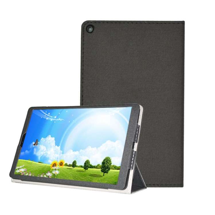 For Alldocube iPlay 30 Pro Anti-slip Texture Horizontal Flip Leather Protective Case w ... (Black)