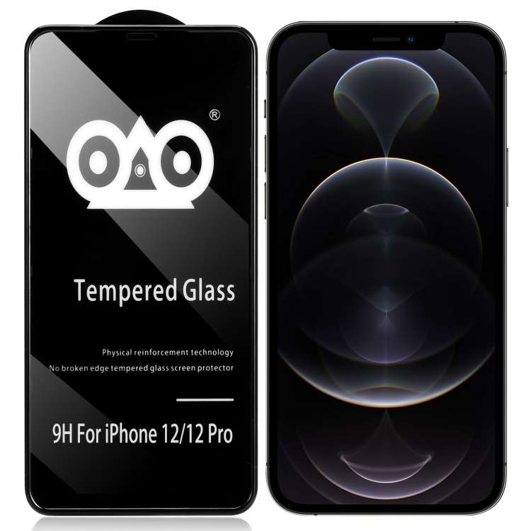 For iPhone 12 / 12 Pro Shockproof Anti-breaking Edge Airbag Tempered Glass Film