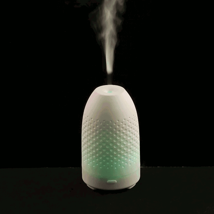 5W Honeycomb Texture Mini Humidifier with Colorful Light, Capacity: 50ml, DC 5V(White)