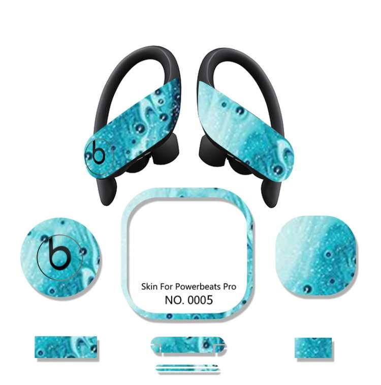 Wireless Earphones Protective Film Scratch-proof Sticker for Powerbeats Pro