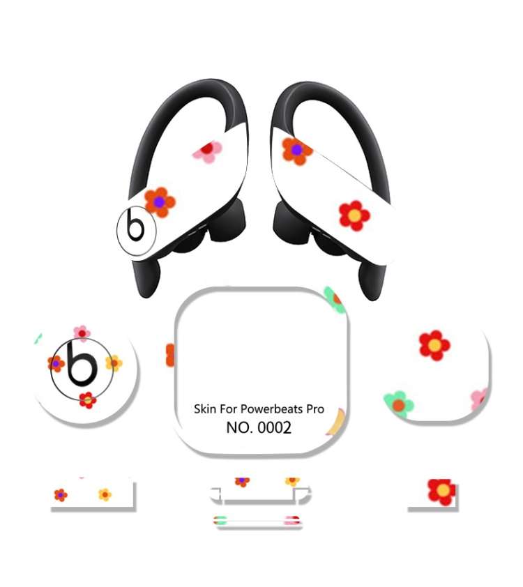 Wireless Earphones Protective Film Scratch-proof Sticker for Powerbeats Pro