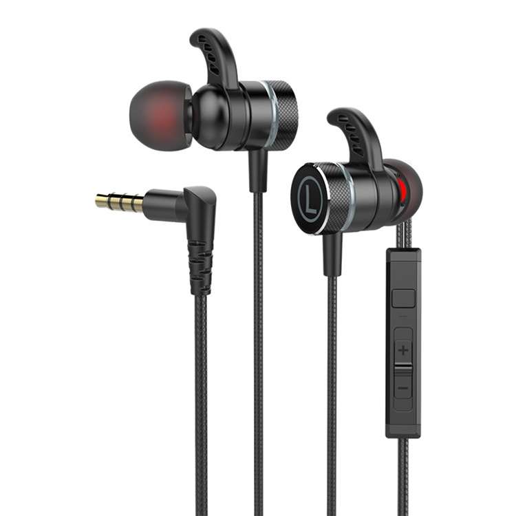 G21 1.2m Wired In Ear 3.5mm Interface Stereo Wire-Controlled HIFI Earphones Video Game ... (Black)