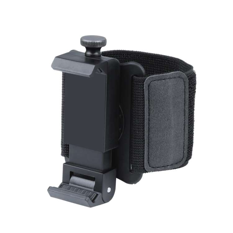Elastic Wristband Hands Free Phone Holder, Wristband Length: 40cm (Black)
