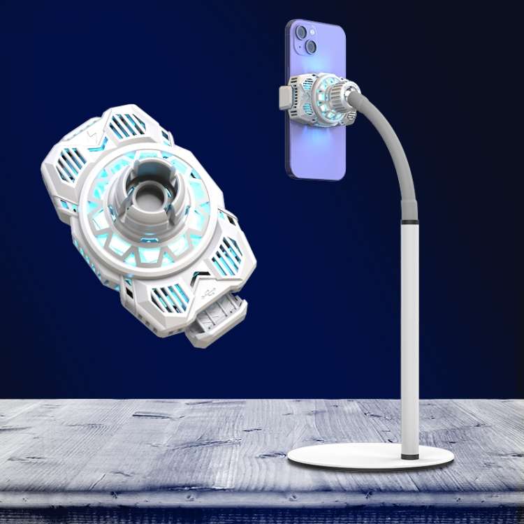 S98 Cellphone Semiconductor Refrigeration Radiator Game Live Phone Holder (White)