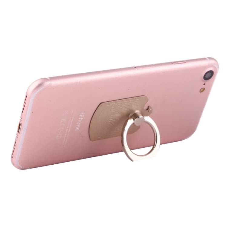 Cmzact CPS-2in1 2 in 1 Eagle Shape 360 Degrees Rotation Magnetic Phone Ring Stent Car H ... (Gold)