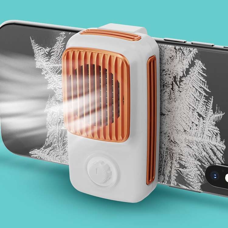 MEMO DL03 Retro Three-speed Temperature Adjustable Semiconductor Cooling Mobile Phone ... (White)