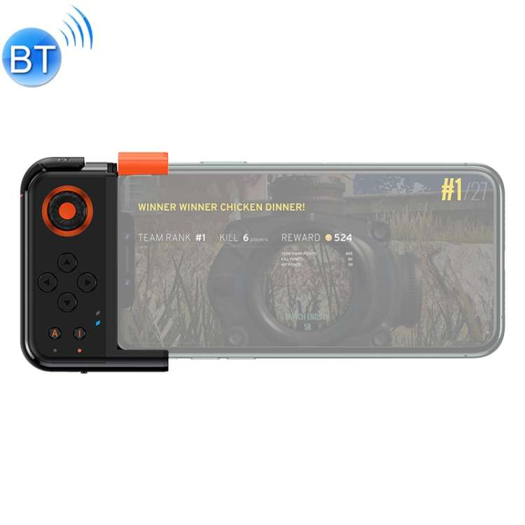 Baseus GMGA05-01 GAMO One-handed Bluetooth Gamepad, Suitable for 73-86mm Width Mobile Phones, Comp