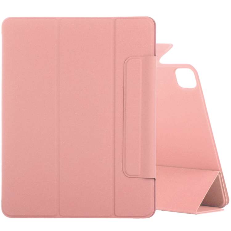 For iPad Pro 11 2022 / 2021 / 2020 / 2018 / Air 2020 10.9 Horizontal Flip Ultra-thin Fi ... (Pink)