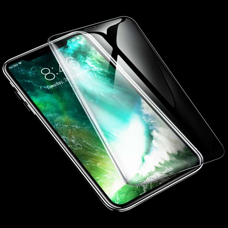 For iPhone 11 Pro Max / XS Max ROCK 0.26mm 9H 6D Curved Surface HD Full Screen T ... (Transparent)