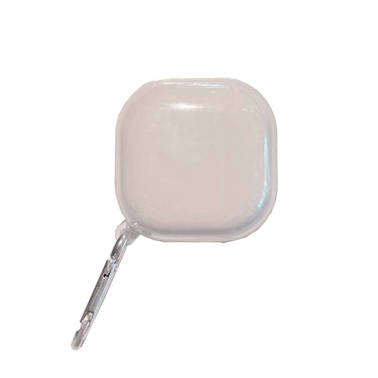 Wireless Earphones Transparent Anti-fall TPU Protective Case with Hook For Samsung Galaxy Buds Liv
