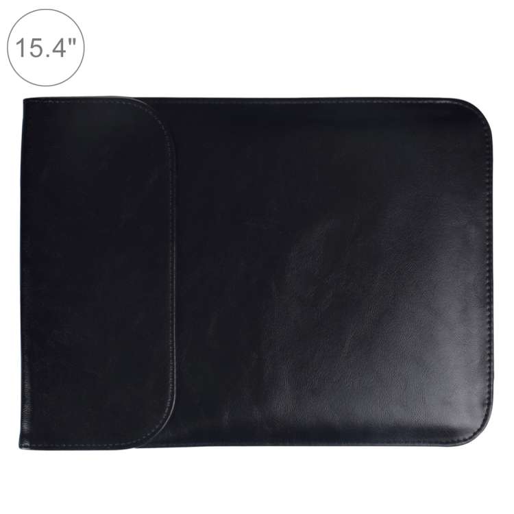 15.4 inch PU + Nylon Laptop Bag Case Sleeve Notebook Carry Bag