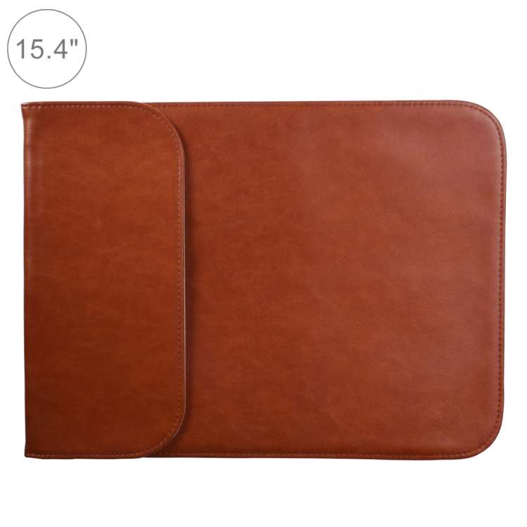 15.4 inch PU + Nylon Laptop Bag Case Sleeve Notebook Carry Bag