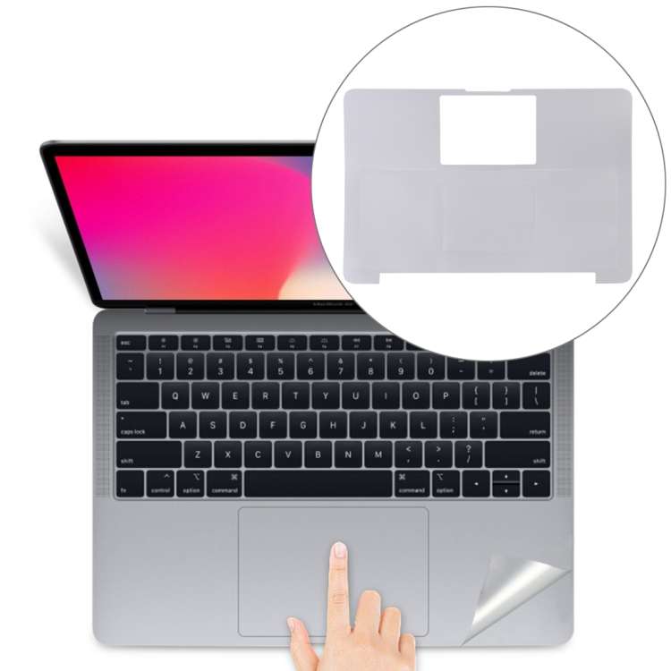 Palm & Trackpad Protector Full Sticker for MacBook Pro 13 Retina (A1425/A1502)(Silver)