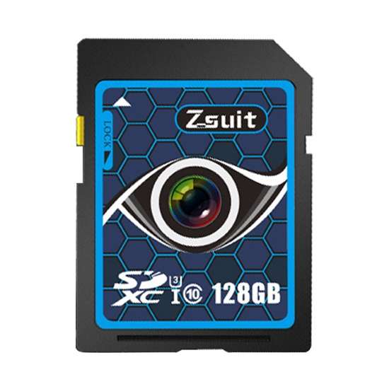 Zsuit Honeycomb Series 128GB Camera Lens Pattern SD Memory Card for Driving Recorder / Camera and