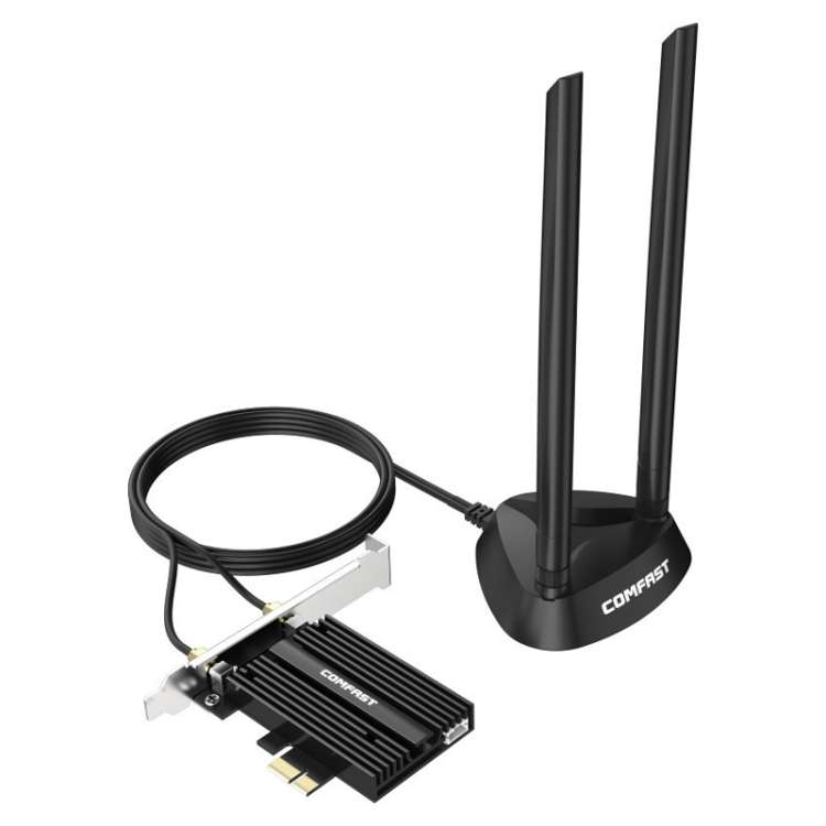COMFAST CF-AX180 PLUS 1800Mbps PCI-E Bluetooth 5.2 Dual Frequency Gaming WiFi 6 Wireless Network C