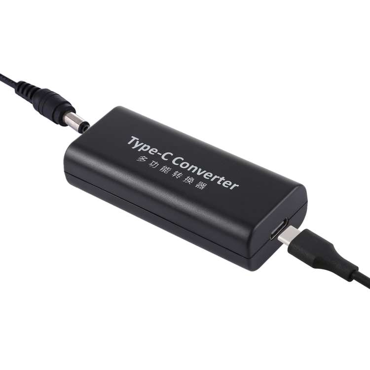 DC 5.5 x 2.1mm Power Jack Female to USB-C / Type C Female Power Connector Adapter with 30cm USB-C