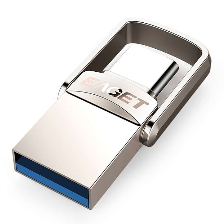 EAGET CU20 64GB Waterproof 2 in 1 USB-C / Type-C + USB 3.1 Flash Disk for Type-C Smartphones & PC