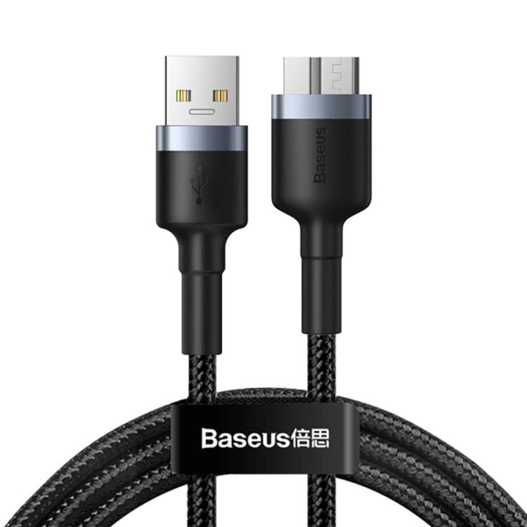 Baseus Cafule Series 2A USB 3.0 Male to Micro-B Hard Disk Adapter Cable, Length: 1m