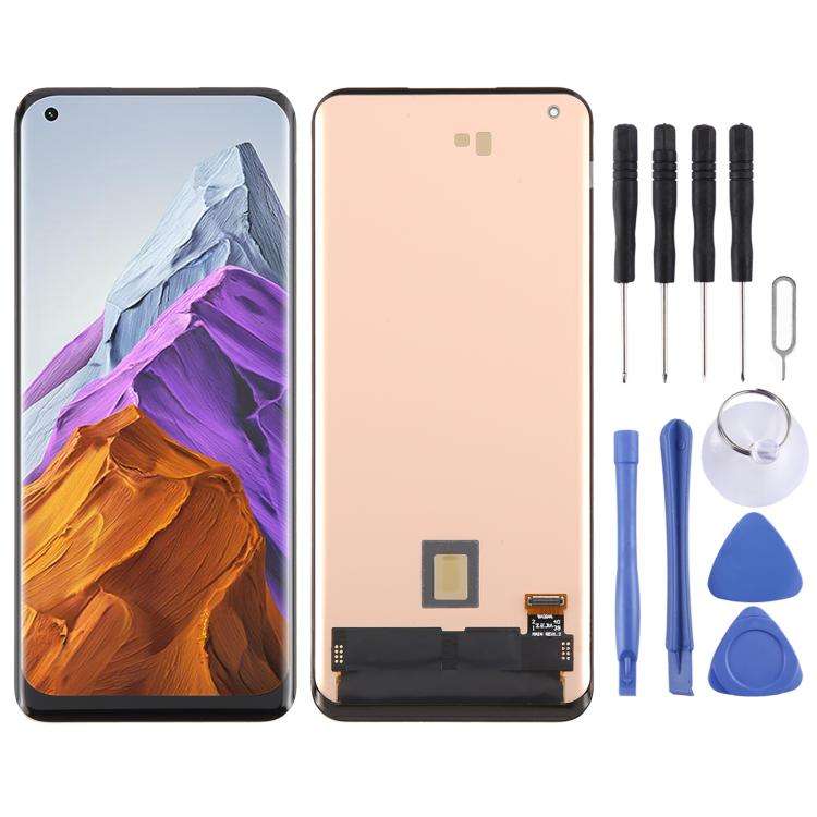 For Xiaomi Mi 11 Pro OLED LCD Screen with Digitizer Full Assembly, Not Supporting Fingerprint Iden