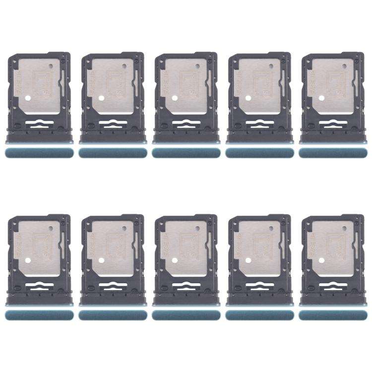 For Motorola Edge 60 Fusion 10pcs Original SIM Card Tray + SIM Card Tray / Micro SD Ca ... (Green)