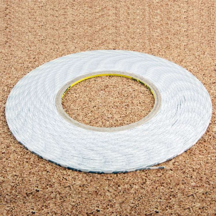 10mm Double Sided Adhesive Sticker Tape for iPhone / Samsung / HTC Mobile Phone Touch ... (White)