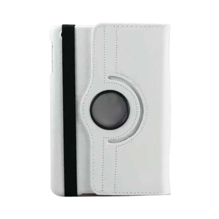 For iPad 9.7 (2018) & iPad 9.7 (2017) & Air 2 & Air 360 Degree Rotation Litchi Texture ... (White)