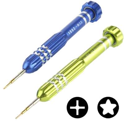 2 in 1 Full Metal Precision Screwdriver (Pentagon + Phillips Screwdriver) Mobile Phone Repair Tool