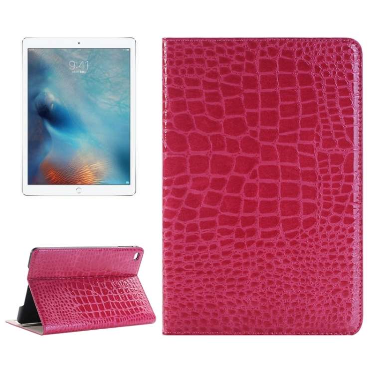 Crocodile Texture Horizontal Flip Leather Case with Holder & Card Slots & Wallet for ... (Magenta)