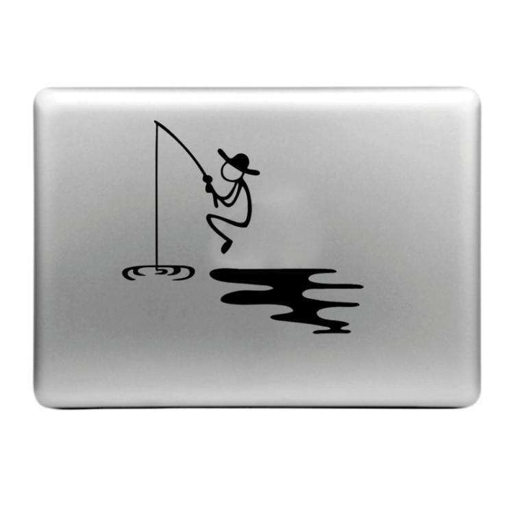 Hat-Prince Fishing Pattern Removable Decorative Skin Sticker for MacBook Air / Pro / Pro with Reti