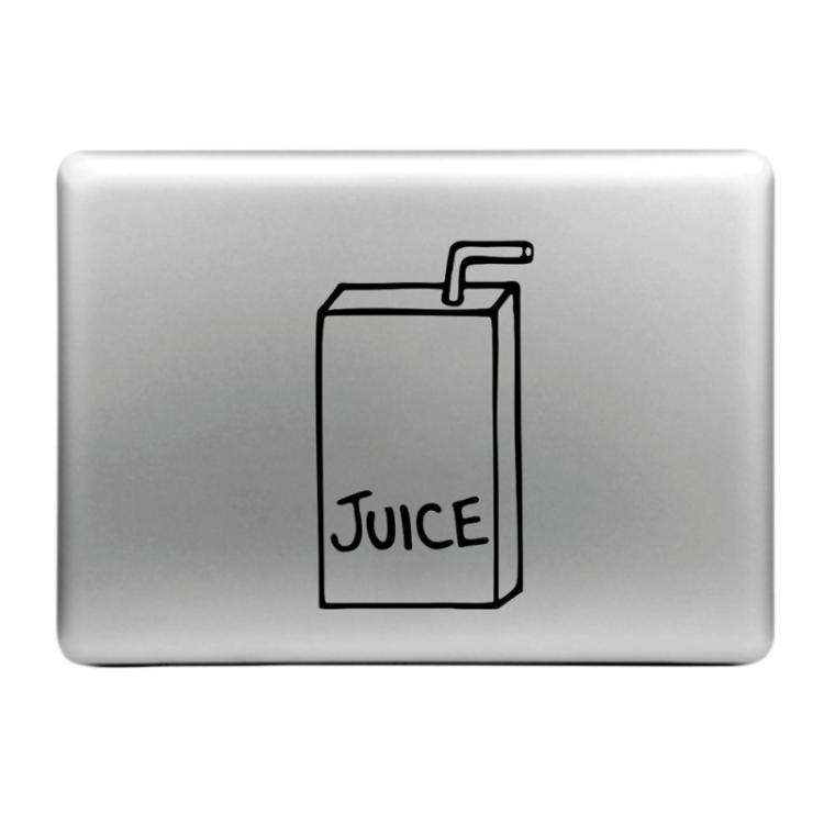 Hat-Prince Juice Box Pattern Removable Decorative Skin Sticker for MacBook Air / Pro / Pro with Re