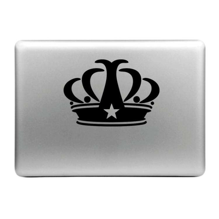 Hat-Prince Crown Pattern Removable Decorative Skin Sticker for MacBook Air / Pro / Pro with Retina
