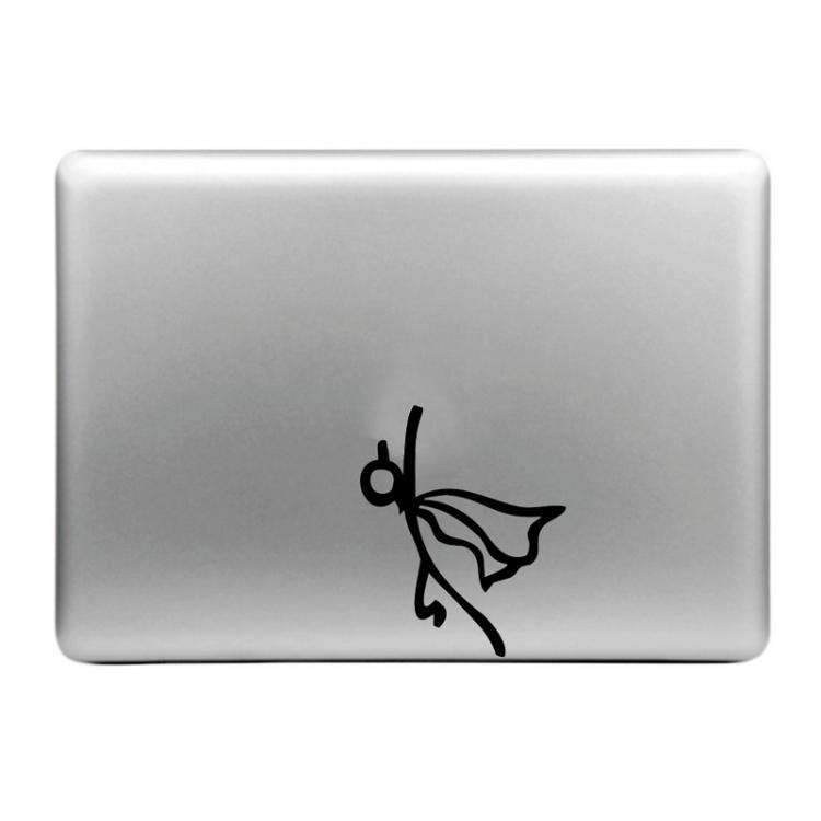 Hat-Prince Holding the Apple Flying Pattern Removable Decorative Skin Sticker for MacBook Air / Pr