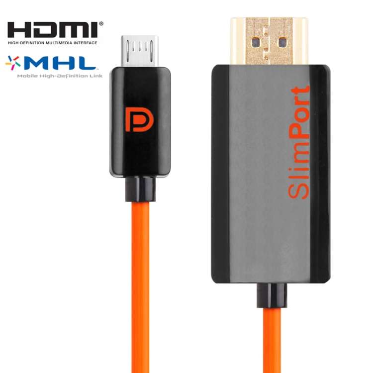 1.8m High Speed Micro USB Male SlimPort to HDMI Connector