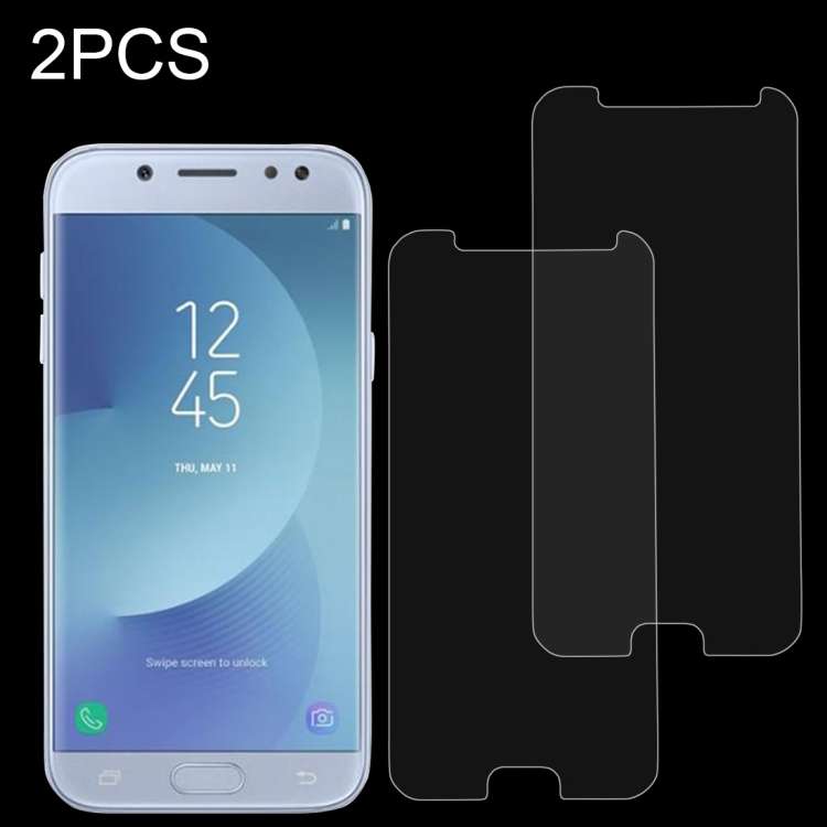 2 PCS For Galaxy J5 (2017) (EU Version) 0.26mm 9H Surface Hardness 2.5D Explosion-proof Non-full S