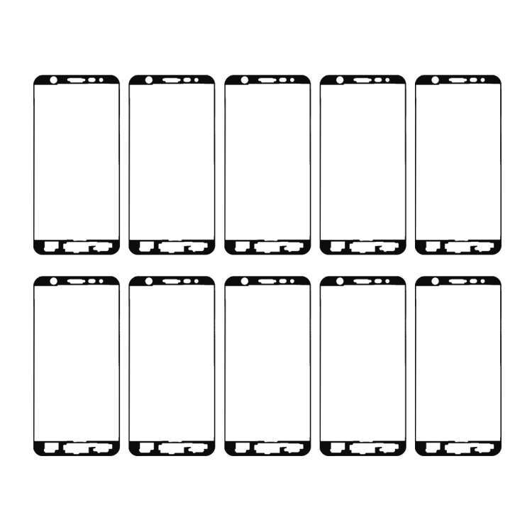 For Galaxy J7 Prime / G610 10pcs Front Housing Adhesive