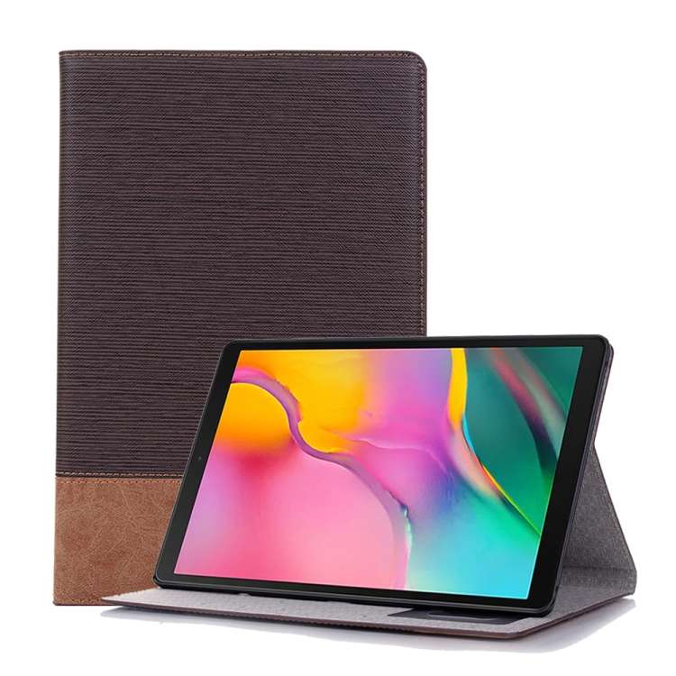 Cross Texture Horizontal Flip Leather Case for Galaxy Tab S5e 10.5 T720 / T725, with ... (Coffee)