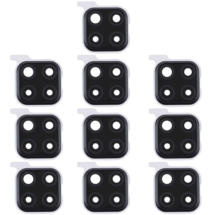 For Huawei Nova 5i Pro 10pcs Camera Lens Cover (Black)