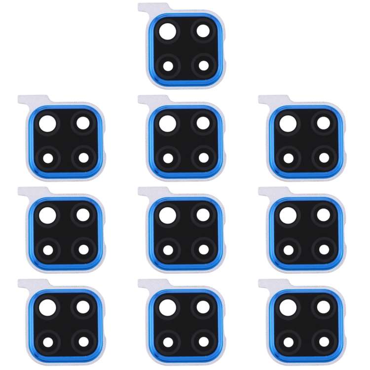 For Huawei Nova 5i Pro 10pcs Camera Lens Cover (Blue)