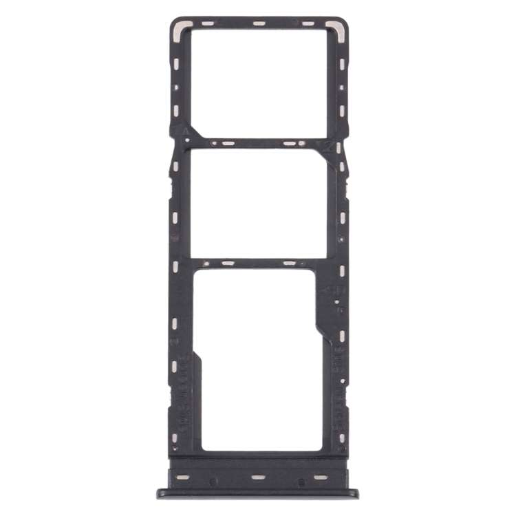 For Tecno Spark 5 Air/Spark 5 Pro/Spark 5 SIM Card Tray + SIM Card Tray + Micro SD Car ... (Black)