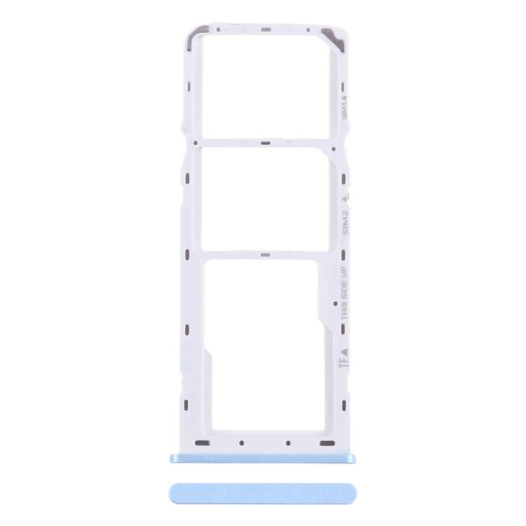 For TCL 30 SE / 30E / 305 / 306 Original SIM Card Tray + SIM Card Tray + Micro SD ... (Baby Blue)