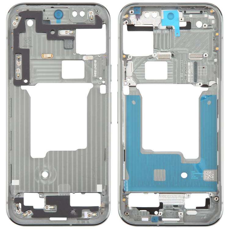For Google Pixel 9 Pro Original Middle Frame Bezel Plate (Cyan)